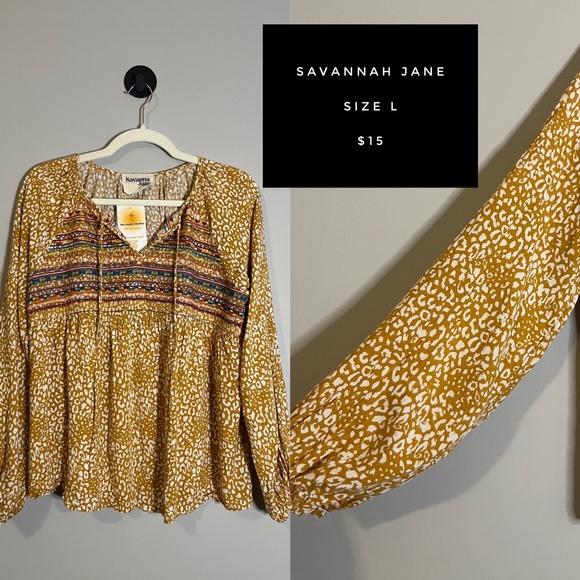 Savanna Jane Tops Savannah Jane Top Poshmark